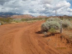 Turn right on the new Bone Wash Trail.  0.3 miles