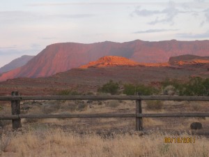 Sunrise on Red Rock