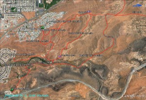 Paradise Rim Trail Map