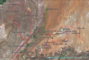 This area map shows the relationship of the Historic Babylon trail to all other trails in the Babylon system.