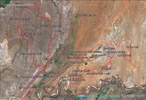 This area map shows the relationship of the Historic Babylon trail to all other trails in the Babylon system.