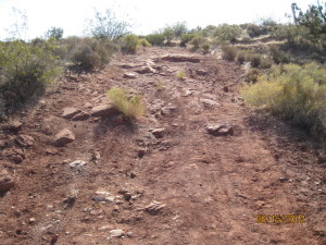rocky trail slope portion web