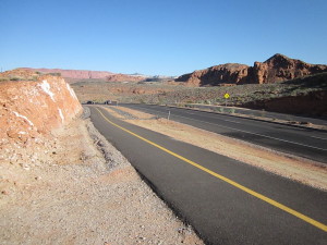 The Red Hills Parkway trail runs 3 miles from the west end parallel to a beautifully landscaped vehicle parkway.